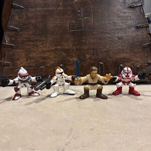 Star Wars Galactic Heroes Obi Wan and Clone Trooper Bundle